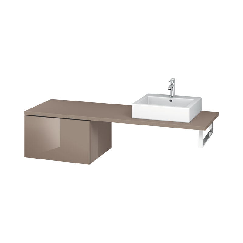 

Duravit L-Cube Base para consola, anchura 620mm, profundidad 547mm, 1 cajón, color: Cappuccino laca alto brillo - LC583308686