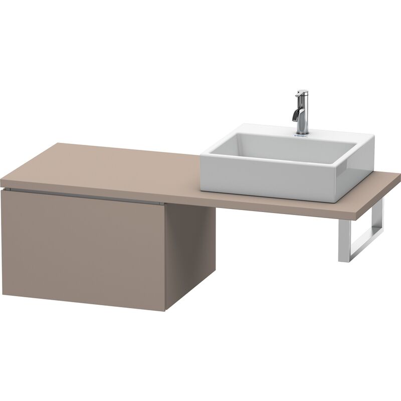 

Duravit L-Cube Base para consola, anchura 620mm, profundidad 547mm, 1 cajón, color: Decoración Basalto Mate - LC583304343