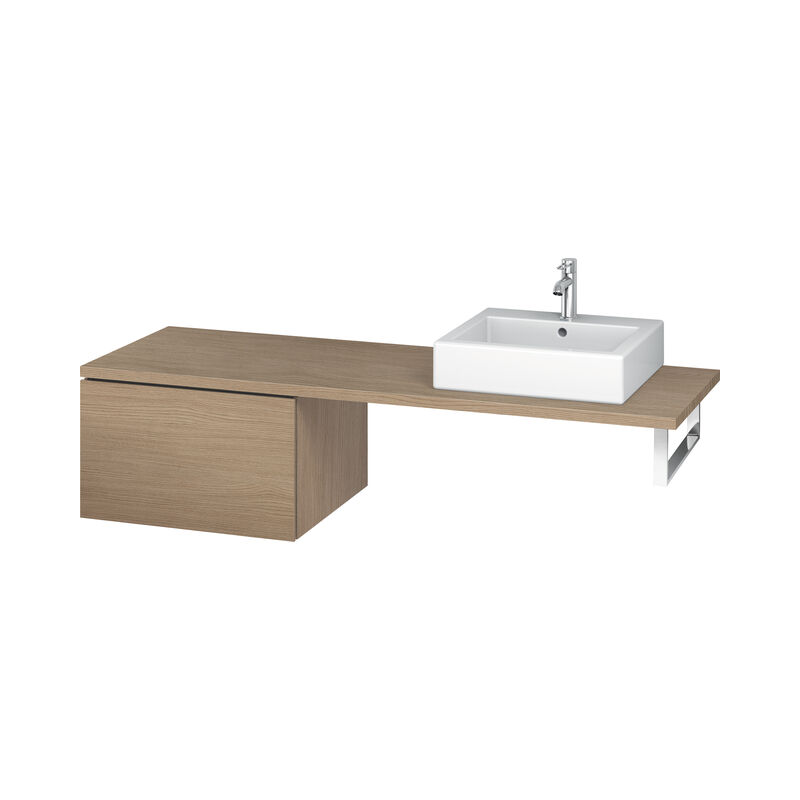 

Duravit L-Cube Base para consola, anchura 620mm, profundidad 547mm, 1 cajón, color: Decoración Roble Europeo - LC583305252