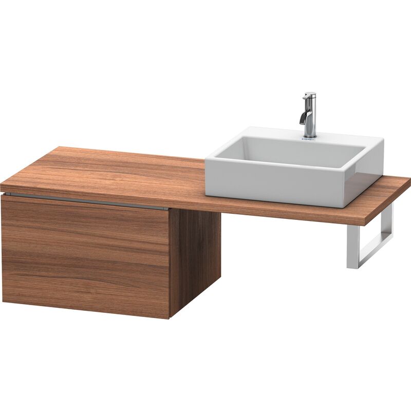 

Duravit L-Cube Base para consola, anchura 620mm, profundidad 547mm, 1 cajón, color: Nogal natural decorado - LC583307979