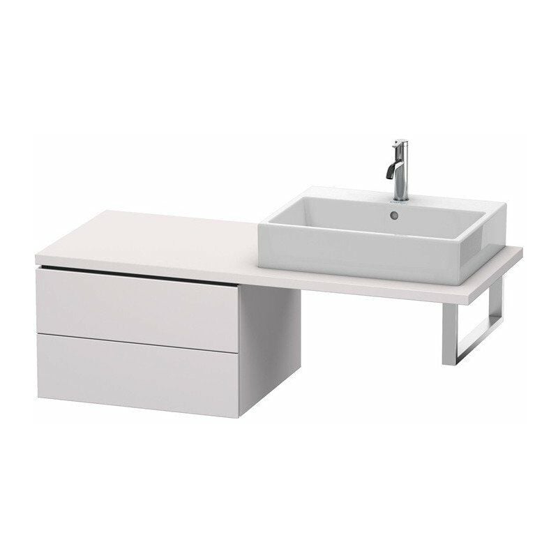 

Duravit - Consola baja L-CUBE 400x620x547mm blanco satinado lila