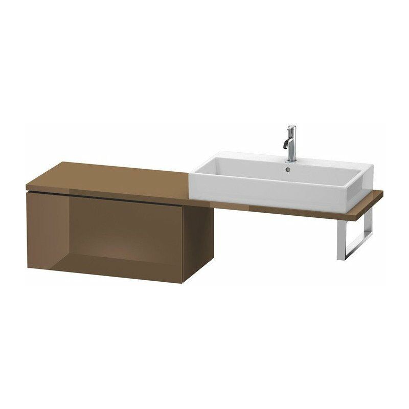 

Duravit - Consola baja L-CUBE 400x820x477mm marrón oliva alto brillo