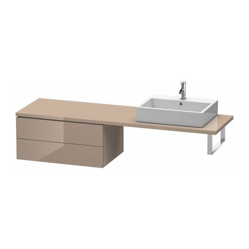 

Duravit - Consola baja L-CUBE 820x547x400mm alto brillo capuchino