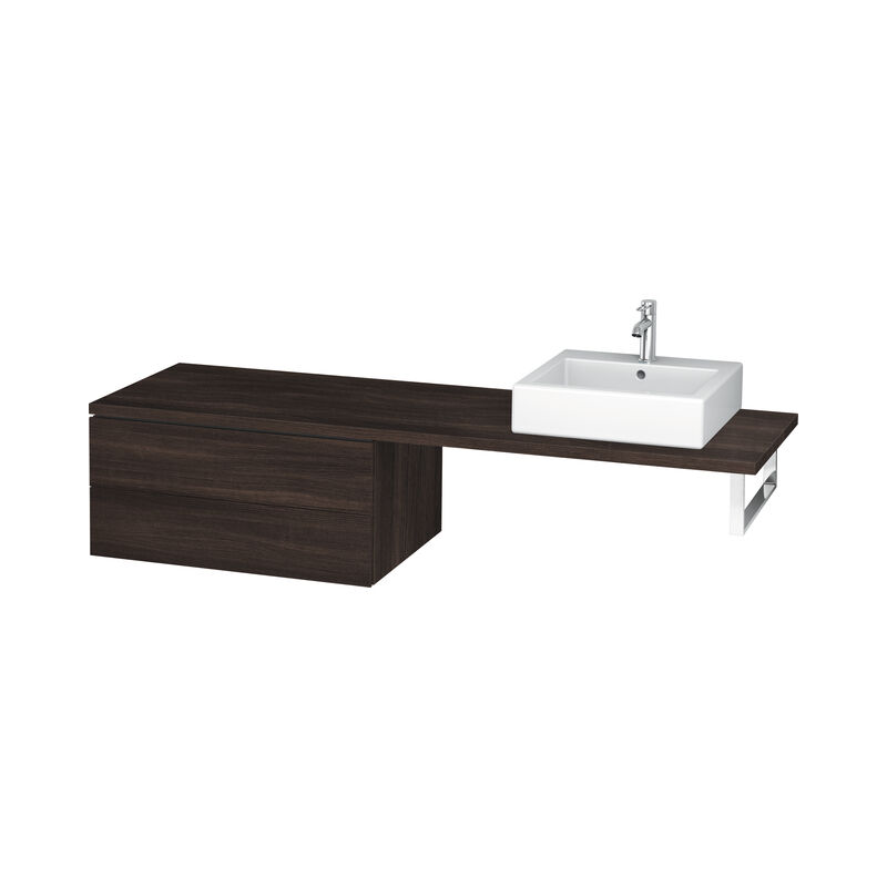 

Duravit L-Cube Base para consola, anchura 820mm, profundidad 547mm, 2 cajones, color: Decoración Castaño Oscuro - LC585905353