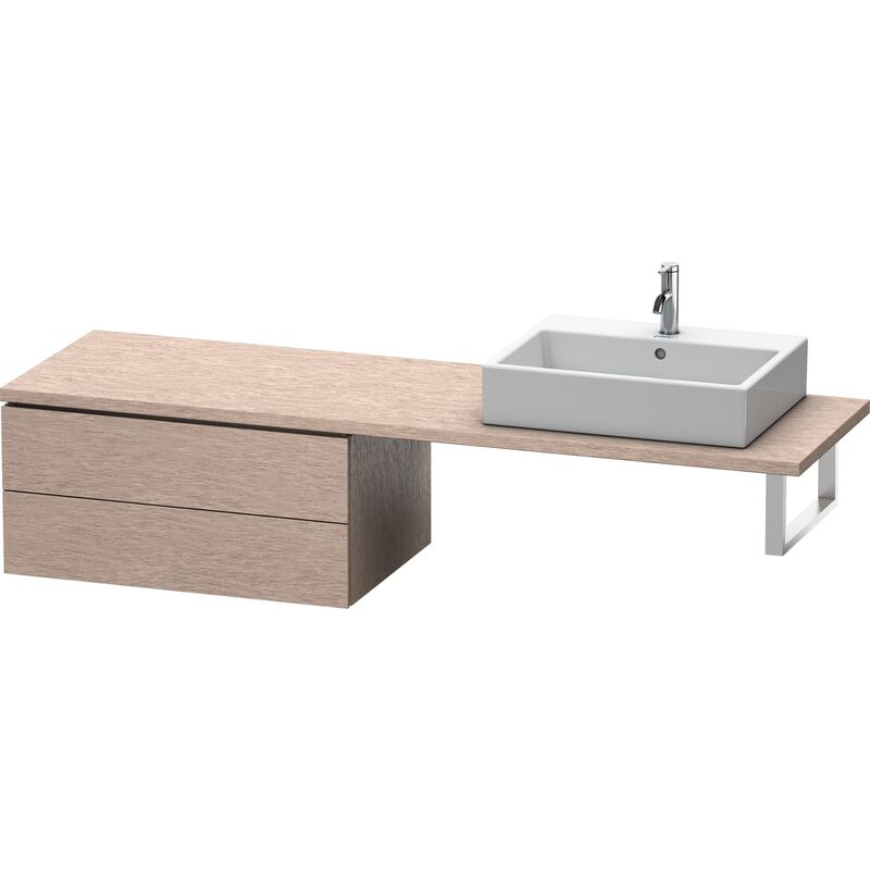 

Duravit L-Cube Base para consola, anchura 820mm, profundidad 547mm, 2 cajones, color: roble cachemir chapa de madera auténtica - LC585901111