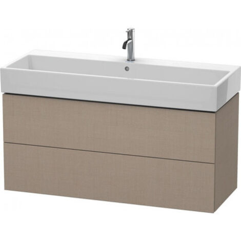 Duravit L-Cube bâti-support lavabo suspendu, 2 tiroirs,