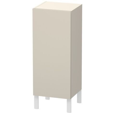 Duravit L-Cube Demi meuble haut individuel 1 porte, 2 étagères en