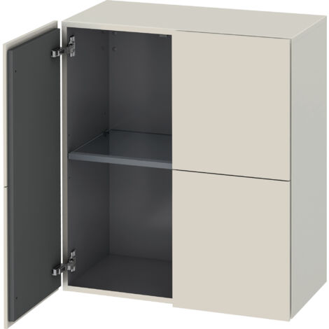 Duravit L-Cube Halbhochschrank, Breite 700mm, Tiefe 363mm, 2