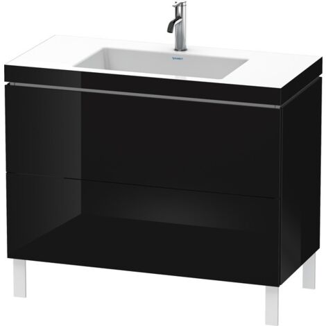 Duravit L-Cube meuble lavabo c-bonded avec socle sur pied, 100x48