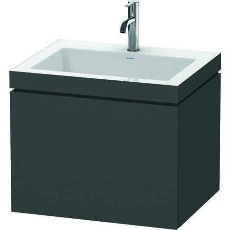 Duravit L-Cube meuble lavabo c-coller avec socle, suspendu au