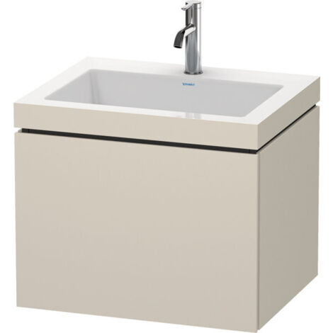 Duravit L-Cube meuble lavabo c-coller avec socle, suspendu au