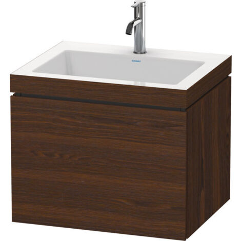 Duravit L-Cube meuble lavabo c-coller avec socle, suspendu au