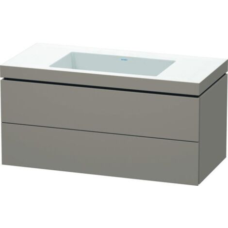 Duravit L-Cube Meuble lave-mains c-bonded avec base murale,