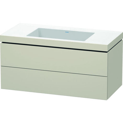 Duravit L-Cube Meuble lave-mains c-bonded avec base murale,