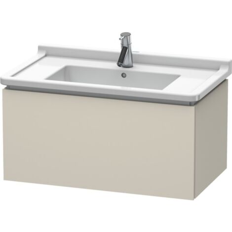Duravit L-Cube Meuble sous-lavabo suspendu, 1 tiroir, 820mm, pour