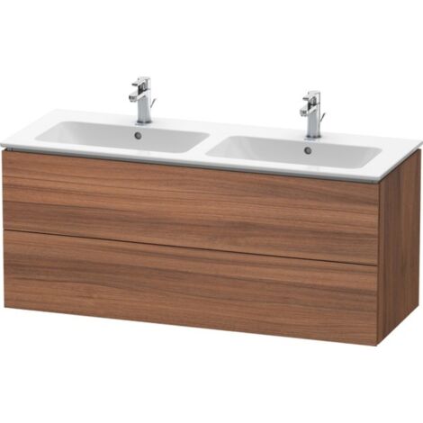 Duravit L-Cube Meuble sous-lavabo suspendu, 2 tiroirs, largeur :