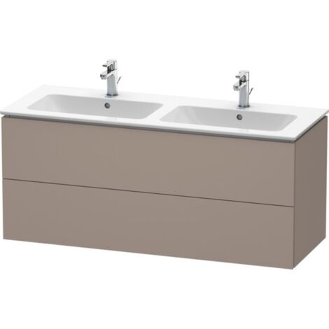 Duravit L-Cube Meuble sous-lavabo suspendu, 2 tiroirs, largeur :