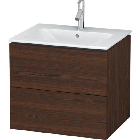Duravit L-Cube Meuble sous-lavabo suspendu, 2 tiroirs, largeur :