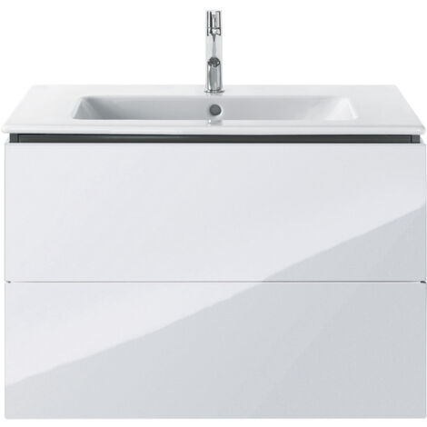 Duravit L-Cube Meuble sous-lavabo suspendu, largeur 820mm,
