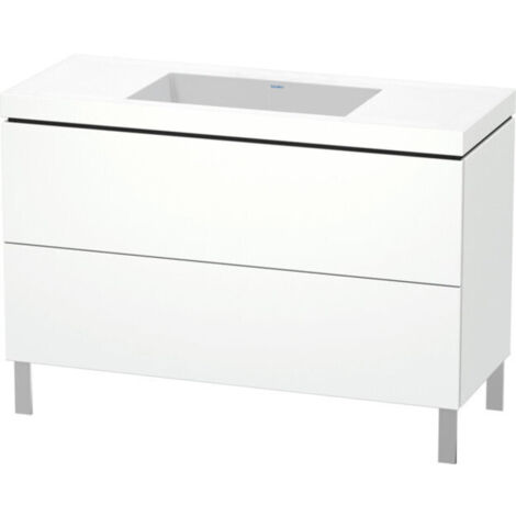 Duravit L-Cube Meuble vasque c-bonded avec socle sur pied, 120x48