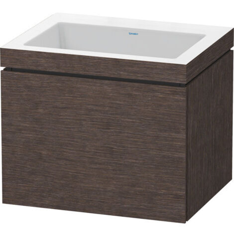 Duravit L-Cube meuble vasque c-bonded avec socle, suspendue au