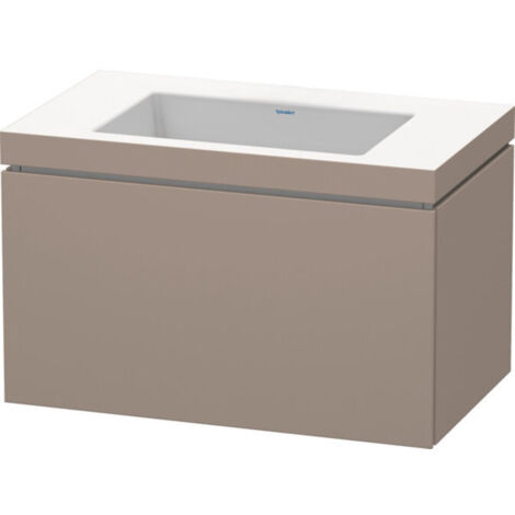 Duravit L-Cube meuble vasque c-bonded avec socle, suspendue au