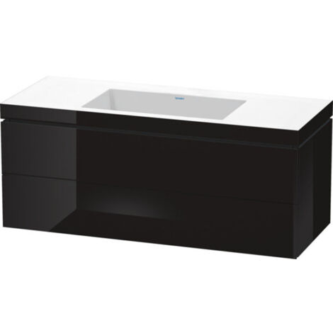 Duravit L-Cube meuble vasque c-bonded avec socle, suspendue au
