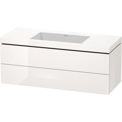 Duravit L-Cube meuble vasque c-bonded avec socle, suspendue au