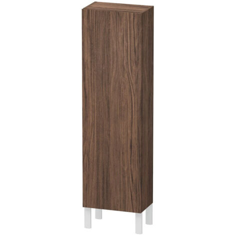 Duravit L-CUBE mobile 400x243x1320mm apertura destra noce scuro