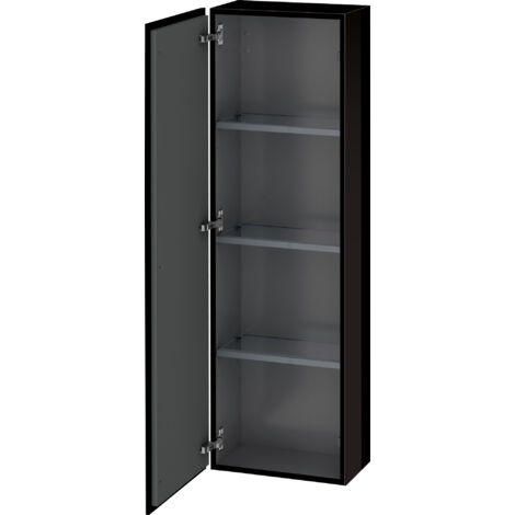 Duravit L-CUBE mobile 400x243x1320mm apertura sinistra nero lucido