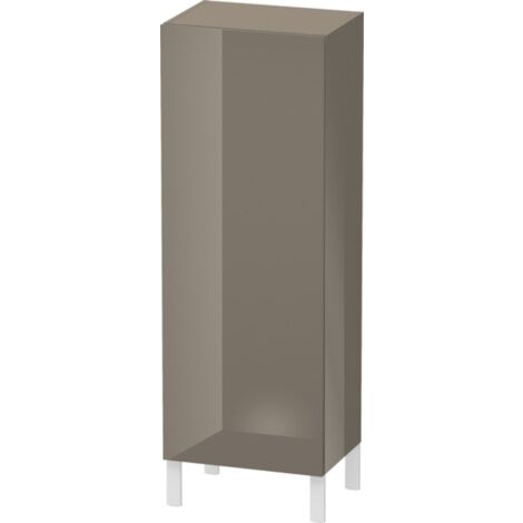 Duravit L-CUBE mobile 500x363x1320mm apertura sinistra flanella grigio lucido