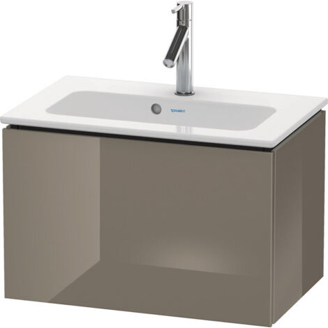 Duravit L-CUBE Mobile lavabo compatto 400x620x391mm flanella grigio lucido