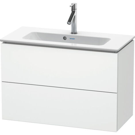 Duravit L-CUBE Mobile lavabo compatto 550x820x391mm flanella grigio lucido