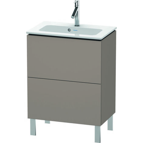 Duravit L-CUBE Mobile lavabo compatto 704x620x391mm basalto opaco