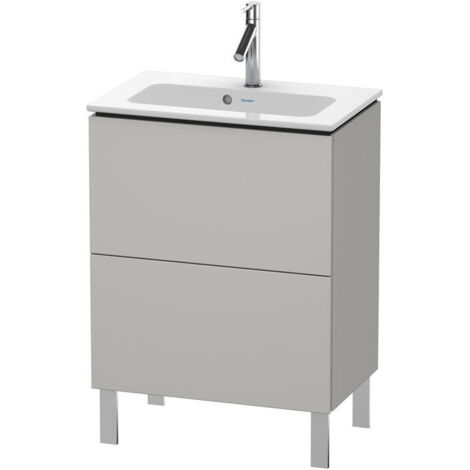 Duravit L-CUBE Mobile lavabo compatto 704x620x391mm cemento