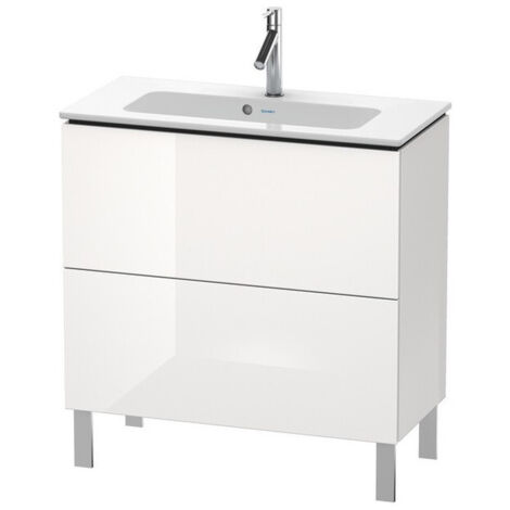 Duravit L-CUBE Mobile lavabo compatto 704x820x391mm noce scuro