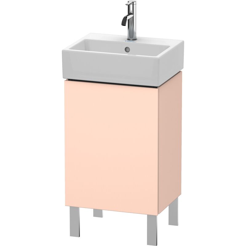 

Duravit L-Cube Módulo de lavabo vertical, 1 puerta, con bisagra a la derecha, 43,4x34,1 cm, para Vero Air 072445, color: Albaricoque Perla seda laca