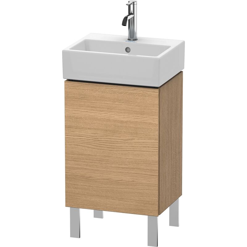 

Duravit L-Cube Módulo de lavabo vertical, 1 puerta, con bisagra a la derecha, 43,4x34,1 cm, para Vero Air 072445, color: Decoración Roble Europeo