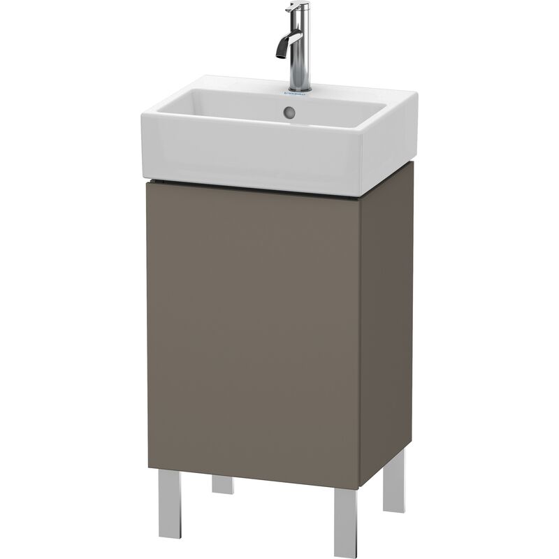 

Duravit L-Cube Módulo de lavabo vertical, 1 puerta, con bisagra a la derecha, 43,4x34,1 cm, para Vero Air 072445, color: Flanela Gris seda lacado