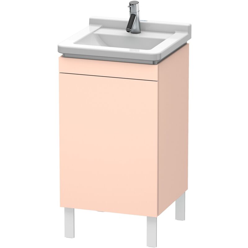 

Duravit L-Cube Módulo de lavabo vertical, 1 puerta, con bisagra a la derecha, 460mm, para Starck 3 030348, color: Albaricoque Perla seda laca mate