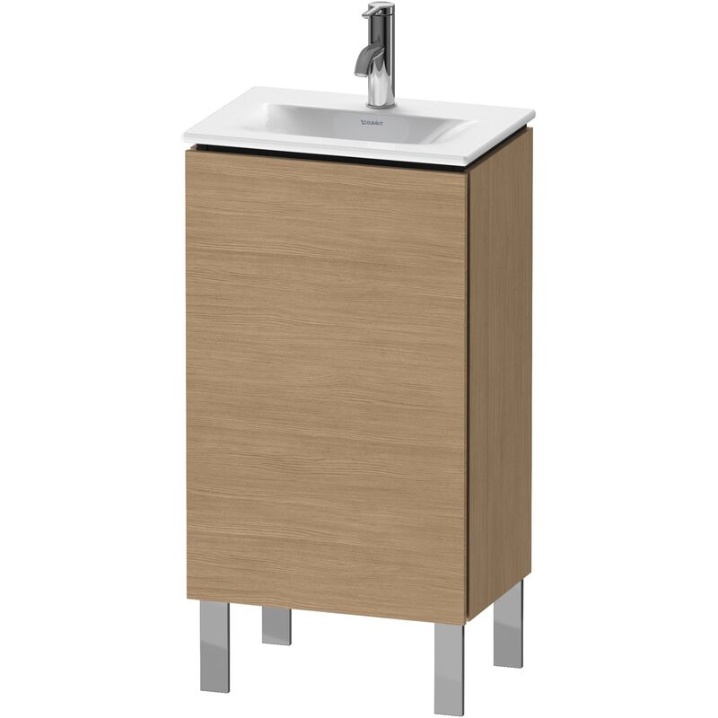 

Duravit L-Cube Módulo de lavabo vertical LC6580, 440x311 mm, 1 puerta, con bisagra a la derecha, para Viu 073345, color: Decoración Roble Europeo