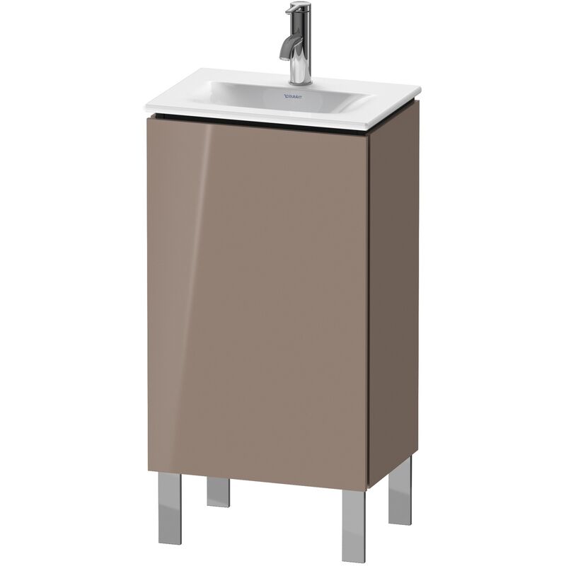 

Duravit L-Cube Módulo de lavabo vertical LC6580, 440x311 mm, 1 puerta, con bisagra a la derecha, para Viu 073345, color: Cappuccino laca alto brillo