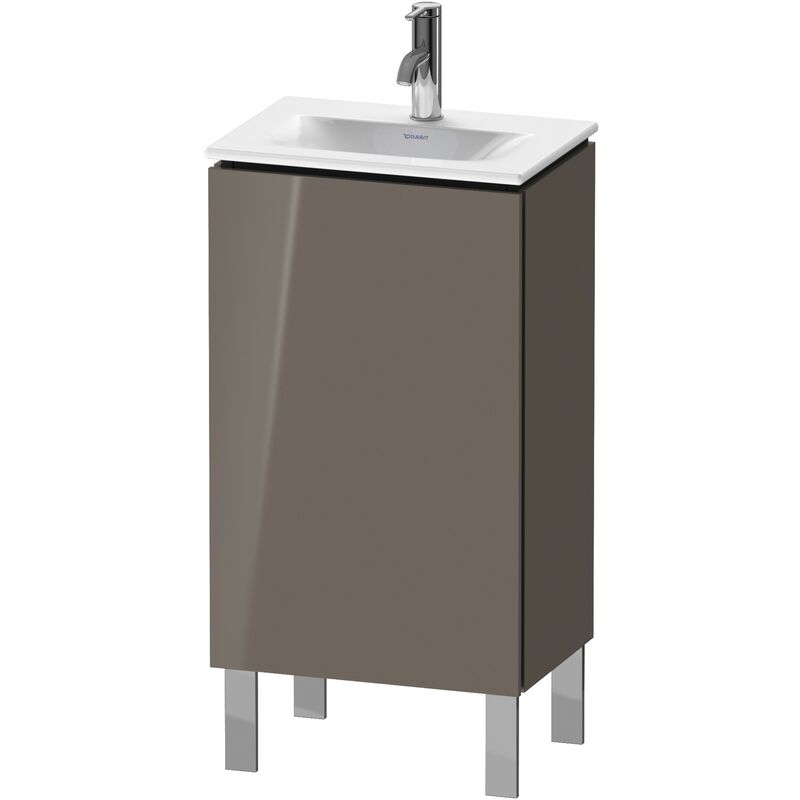 

Duravit L-Cube Módulo de lavabo vertical LC6580, 440x311 mm, 1 puerta, con bisagra a la izquierda, para Viu 073345, color: Laca de color gris franela