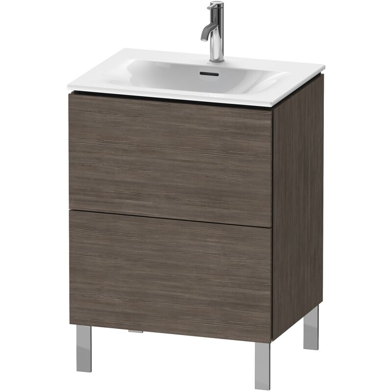 

Duravit L-Cube Módulo de lavabo vertical LC6595, 620x481 mm, 2 cajones, para Viu 234463, color: Pino Terra Decor - LC659505151