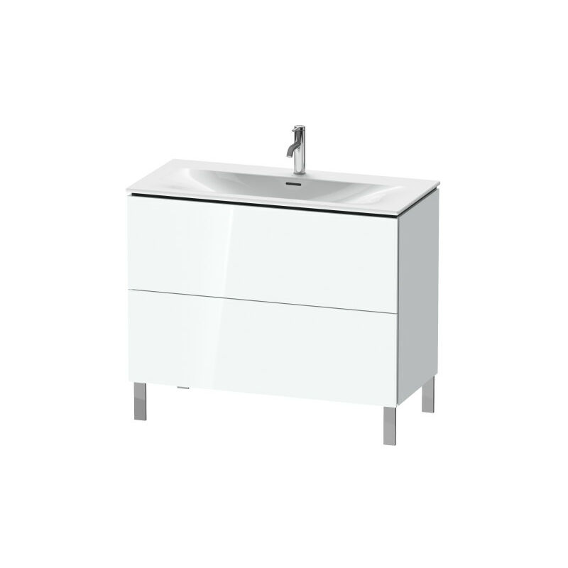 

Duravit L-Cube Módulo de lavabo vertical LC6598, 1020x481 mm, 2 extraíbles, para Viu 234410, color: Chapa de madera auténtica de nogal americano