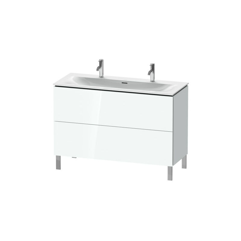 

Duravit L-Cube Módulo de lavabo vertical LC6599, 1220x481 mm, 2 cajones, para Viu 234412, color: Decoración Castaño Oscuro - LC659905353