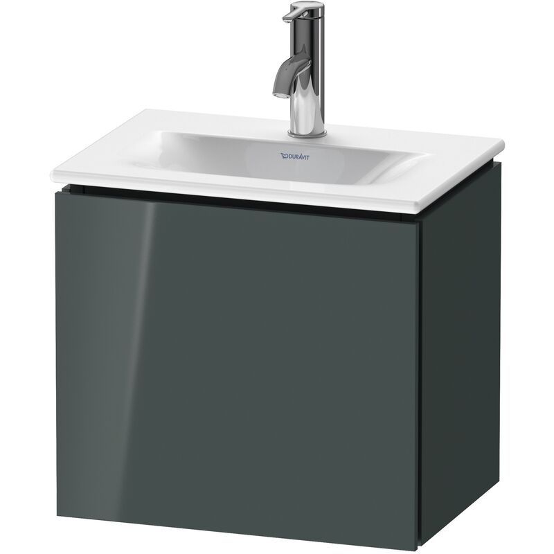 

Duravit L-Cube Módulo mural LC6133, 440x311 mm, 1 puerta, con bisagra a la izquierda, para Viu 073345, color: Laca de alto brillo Dolomiti Grey