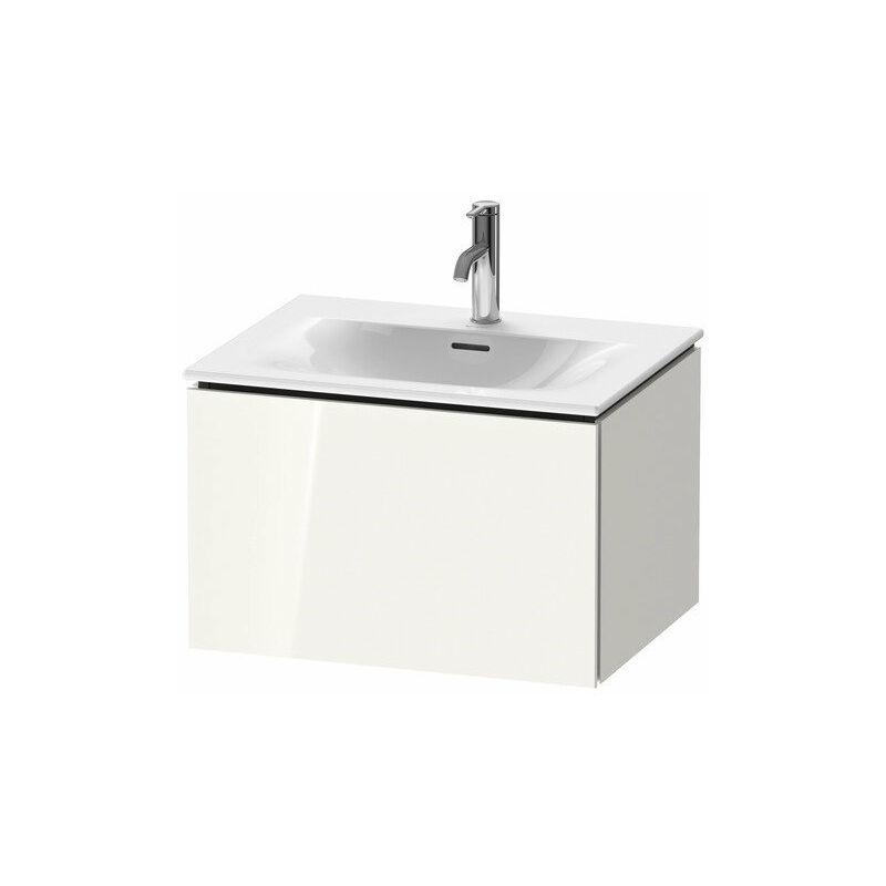 

Duravit L-Cube Módulo mural LC6135, 620x481 mm, 1 extraíble, para Viu 234463, color: Decoración blanca de alto brillo - LC613502222