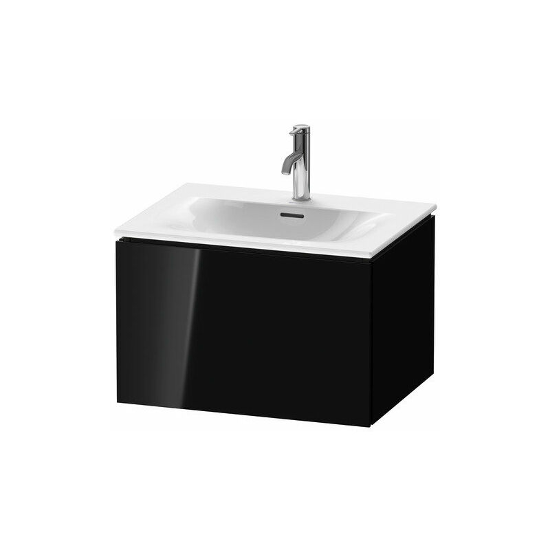 

Duravit L-Cube Módulo mural LC6135, 620x481 mm, 1 extraíble, para Viu 234463, color: Laca negra de alto brillo - LC613504040