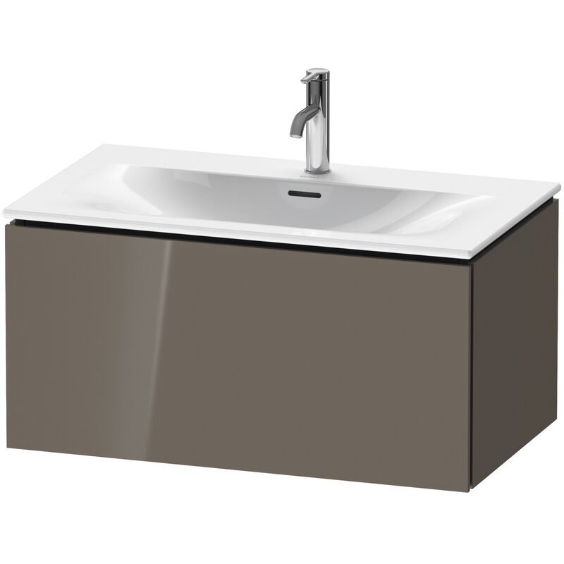 

Duravit L-Cube Módulo mural LC6137, 820x481 mm, 1 extraíble, para Viu 234483, color: Laca de color gris franela de alto brillo - LC613708989